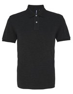 Men´s Classic Fit Polo – Heather Black