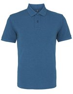 Men´s Classic Fit Polo – Teal Heather