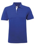 Men´s Classic Fit Contrast Polo – Royal/White