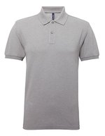 Men´s Polycotton Blend Polo – Heather Grey