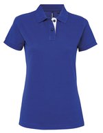 Women´s Classic Fit Contrast Polo – Royal/White
