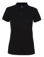 Women´s Polycotton Blend Polo – Black