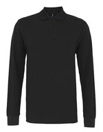Men´s Classic Fit Long Sleeved Polo – Black