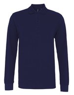 Men´s Classic Fit Long Sleeved Polo – Navy