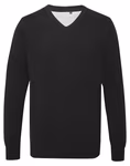 Men´s Cotton Blend V Neck Sweater – Bild 3