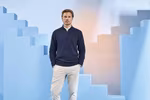 Men´s Cotton Blend 1/4 Zip Sweater – image 2