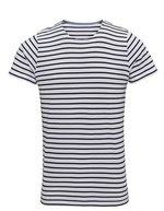 Men´s Marinière Coastal Short Sleeve Tee – White-Navy