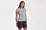 Women´s Marinière Coastal Short Sleeve Tee – Bild 1