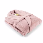 Bathrobe with Shawl Collar, 100% Cotton – image 3