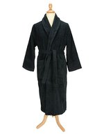 Bathrobe Shawl Collar – Black