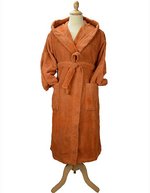 ARTG Bademantel mit Kapuze aus Baumwolle, Army Green L/XL, AR026 – Terra
