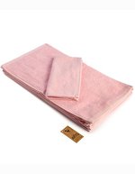 ARTG Gästehandtuch mit Satinstreifen, Ivory 30 x 50 cm, AR034 – Rosa chiaro