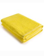 ARTG Badetuch mit Satinstreifen, Light Grey 70 x 140 cm, AR036 – Giallo brillante
