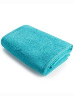 ARTG Strandtuch mit Satinstreifen – Aqua Blue