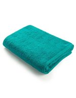 ARTG Strandtuch mit Satinstreifen, Light Blue 100 x 180 cm, AR037 – Bleu profond