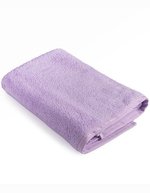 ARTG Strandtuch mit Satinstreifen, Light Blue 100 x 180 cm, AR037 – Clair Violet