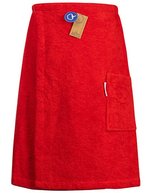 ARTG Sauna Kilt aus 100% Baumwolle, Anthracite Grey 65 x 135 cm, AR042 – Fire Red