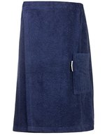 ARTG Sauna Kilt aus 100% Baumwolle, Anthracite Grey 65 x 135 cm, AR042 – French Navy