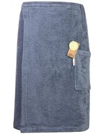 ARTG Sauna Kilt aus 100% Baumwolle, Anthracite Grey 65 x 135 cm, AR042 – Jeans Blue