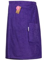 ARTG Sauna Kilt aus 100% Baumwolle, Anthracite Grey 65 x 135 cm, AR042 – Purple