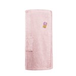 ARTG Baumwolle Sauna Kilt mit Klettverschluss, Jeans Blue 85 x 135 cm, AR043 – Bild 3