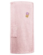 Baumwolle Sauna Kilt mit Klettverschluss – Blossom Pink