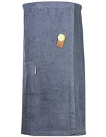 Baumwolle Sauna Kilt mit Klettverschluss – Jeans Blue