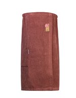 ARTG Baumwolle Sauna Kilt mit Klettverschluss, Jeans Blue 85 x 135 cm, AR043 – Vecchio Rosa
