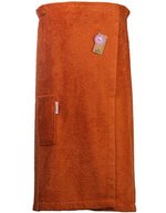ARTG Baumwolle Sauna Kilt mit Klettverschluss, Jeans Blue 85 x 135 cm, AR043 – Terra