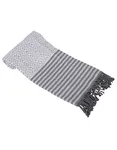 Hamam Towel Kusadasi – White/Grey