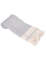 Hamam Towel Alanya – Grey/Cream