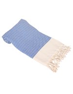 Hamam Towel Kemer – Denim Blue/Cream