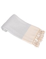 Hamam Towel Kemer – Grey/Cream