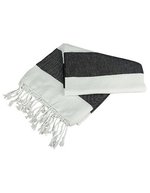ARTG Hamam Handtuch Antalya, 100% Baumwolle – White/Black
