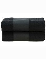ARTG PRINT-Me® Badetuch 70x140 cm Baumwolle – Black