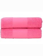 ARTG PRINT-Me® Badetuch 70x140 cm Baumwolle, Anthracite Grey 70 x 140 cm, AR071 – Pink