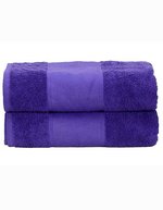 ARTG PRINT-Me® Badetuch 70x140 cm Baumwolle, Anthracite Grey 70 x 140 cm, AR071 – Purple