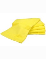 ARTG PRINT-Me® Sporthandtuch 100% Baumwolle, Light Blue 30 x 140 cm, AR073 – Jaune vif
