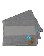 ARTG PRINT-Me® Gästehandtuch 30x50 cm Baumwolle, Light Blue 30 x 50 cm, AR074 – Gris clair
