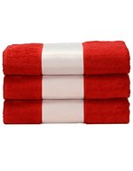ARTG SUBLI-Me® Handtuch mit Druckbordüre, Light Blue 50 x 100 cm, AR080 – Rosso fuoco
