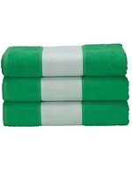 ARTG SUBLI-Me® Handtuch mit Druckbordüre, Light Blue 50 x 100 cm, AR080 – Irish Verde
