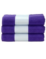 ARTG SUBLI-Me® Handtuch mit Druckbordüre, Light Blue 50 x 100 cm, AR080 – Viola