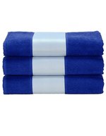 ARTG SUBLI-Me® Handtuch mit Druckbordüre, Light Blue 50 x 100 cm, AR080 – Vero Blu