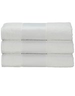ARTG SUBLI-Me® Handtuch mit Druckbordüre, Light Blue 50 x 100 cm, AR080 – Bianco