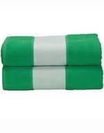 ARTG Sublimationsfähiges großes Handtuch 100x210 cm, Light Blue 100 x 210 cm, AR087 – Irish Green