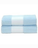 ARTG Sublimationsfähiges großes Handtuch 100x210 cm – Light Blue