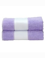 ARTG Sublimationsfähiges großes Handtuch 100x210 cm, Light Blue 100 x 210 cm, AR087 – Light Purple