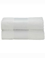 ARTG Sublimationsfähiges großes Handtuch 100x210 cm, Light Blue 100 x 210 cm, AR087 – White