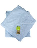 ARTG Babiezz® Baby Kapuzenhandtuch 100x100 cm – Light Blue