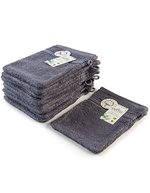 ARTG Bambus-Waschhandschuh mit Baumwollmix, Light Grey 16 x 22 cm, AR401 – Gris fonce